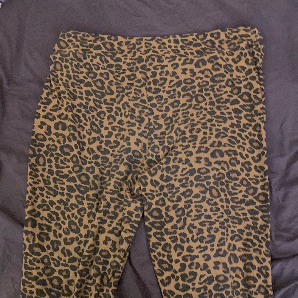 Brown & Black Leopard Print Leggings